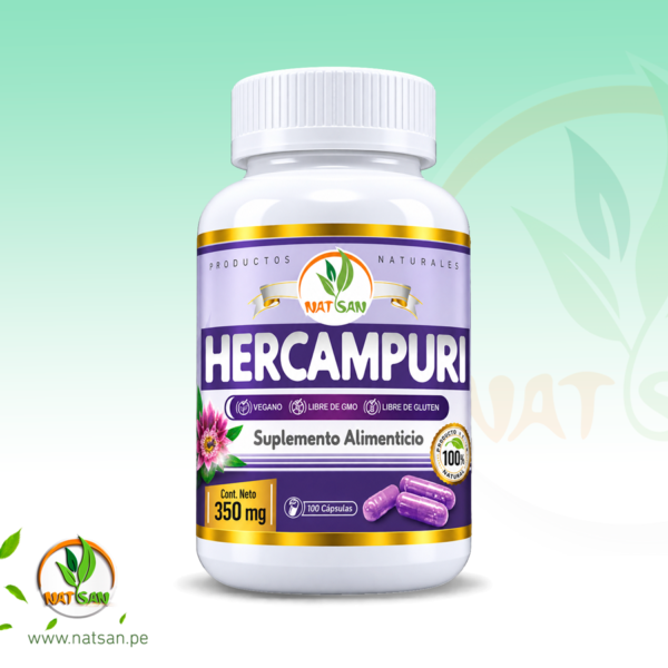 Hercampuri Suplemento Alimenticio 350 mg (100 Cápsulas) - Natsan