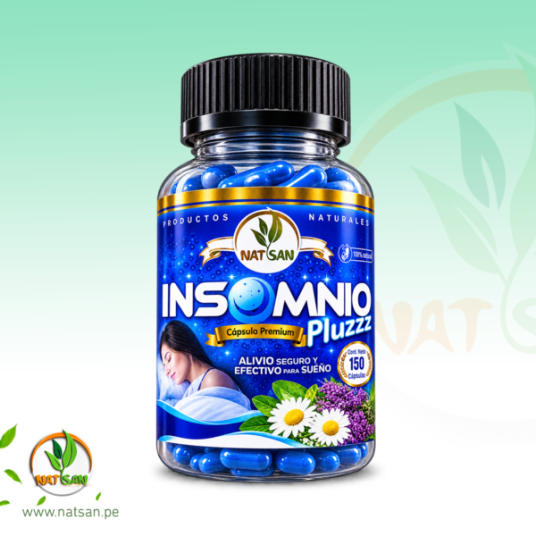 INSOMNIO Pluzzz Cápsula Premium 150 Cápsulas - Natsan
