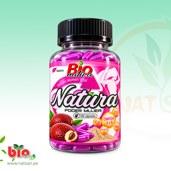 Natura Poder Mujer (Nature Woman Vital) 100 Cápsulas - Bio Nativa