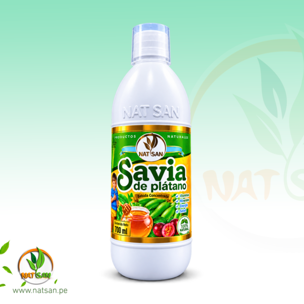 Savia de Plátano Bebida Concentrada 700 ml - Natsan